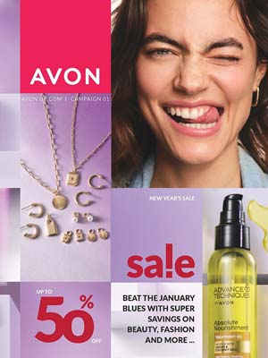 Cover Avon Brochure Campaign 1, January 2025