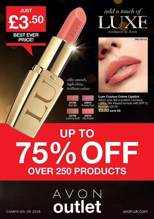 Download Avon Special Offers 8/2018 Outlet in pdf